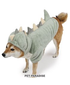 PET PARADISE ペットパラダイス 恐竜もこボアパーカー  中型犬 大型犬
