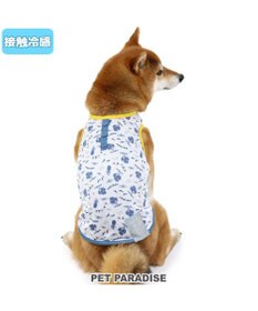 犬 服 クール 接触冷感 タンクトップ 〔中・大型犬〕 アロハ柄 / PET