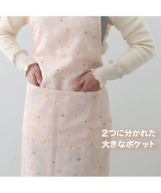 Mother garden しろたん  エプロン 《食いしん坊柄》 レディースフリーサイズ
