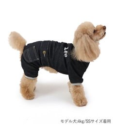 PET PARADISE Ｌｅｅ ニット デニム ロンパース 小型犬