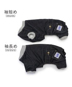 PET PARADISE Ｌｅｅ ニット デニム ロンパース 小型犬