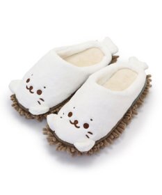 Mother garden しろたん お掃除スリッパ 《23cm～/25cm～》