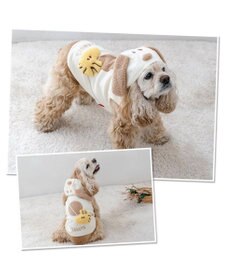 PET PARADISE スヌーピー なかよし パーカー 中型犬
