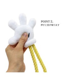 PET PARADISE ディズニー ミッキーマウス 《手のロープトイ》 犬用おもちゃ