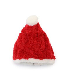 PET PARADISE ペットパラダイス クリスマス サンタ帽子 《ふわふわチェック柄 》 小型犬