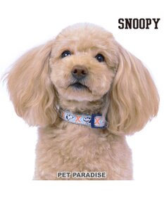PET PARADISE スヌーピージョークール 反射 お揃い首輪  【Ｓ】