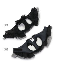 PET PARADISE cherircouture フリフリハーネス 《ブラック》 小型犬 Ｓ