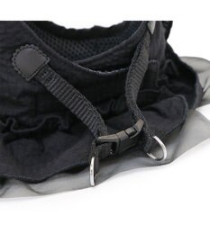 PET PARADISE cherircouture フリフリハーネス 《ブラック》 小型犬 Ｓ