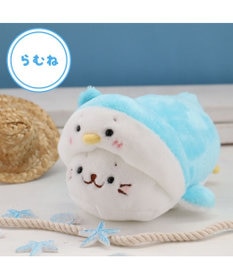 Mother garden しろたん ちびマスコット16cm 単品 《らっこいぬ / らむね / ゴマフアザラシ / サメ / カエル》