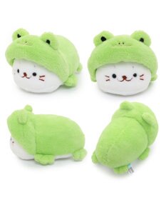 Mother garden しろたん ちびマスコット16ｃｍ 単品 《らっこいぬ / らむね / ゴマフアザラシ / サメ / カエル》