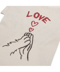 PET PARADISE ペットパラダイス Mai Kuraki　LOVE  ペットTシャツ 《ホワイト》 小型犬