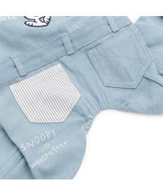 PET PARADISE スヌーピー ライトデニム オーバーオール 小型犬