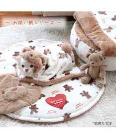PET PARADISE ペットパラダイス 丸型寝袋 遠赤外線 《くまちゃん柄》 50cm