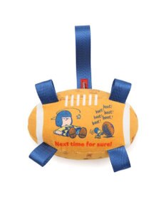 PET PARADISE スヌーピー タブ付 ラグビーボール トイ