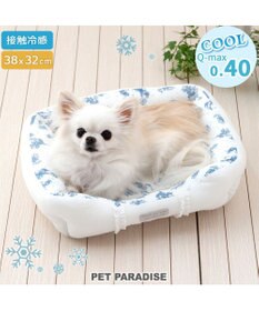 PET PARADISE ペットパラダイス クールカドラー 《トワルドジュイ柄》 四角型 S