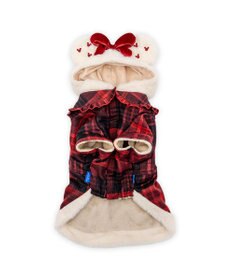 PET PARADISE ディズニー ミニーマウス チェックコート 中型犬