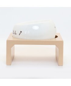 PET PARADISE 木製フードテーブル【大】（フードボウル別売り）M