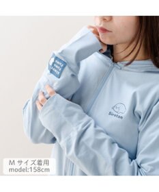 Mother garden しろたん 指穴付ジップパーカー  ユニセックス