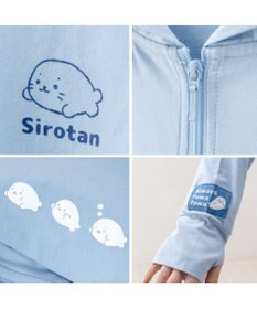 Mother garden しろたん 指穴付ジップパーカー  ユニセックス