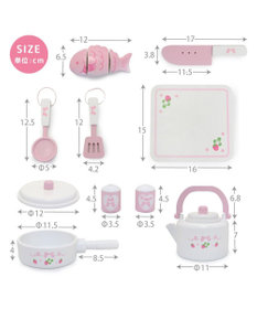 Mother garden マザーガーデン  キッチンツール 9点セット 《スウィートストロベリー》