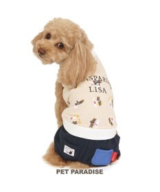 PET PARADISE リサとガスパール パンツ つなぎ 【小型犬】 青ポケット