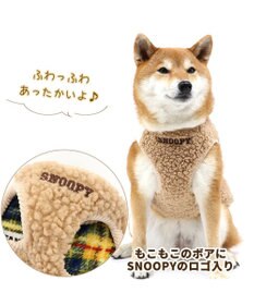 犬 服 スヌーピー ベスト【中型犬】 【大型犬】 リバーシブル ペットウエア ペットウェア ドッグウエア ドッグウェア 中型犬 大型犬暖かい 冬,  マルチカラー, Ｍ