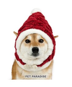PET PARADISE ペットパラダイス サンタさん 帽子 M / L 中型犬 大型犬