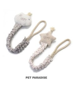 PET PARADISE ペットパラダイス 引っ張り トイ 《雲/星》