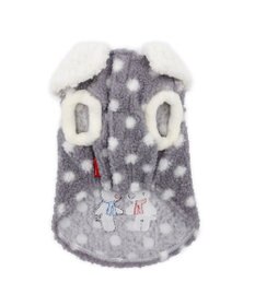 PET PARADISE リサとガスパール 水玉ボアベスト 中型犬