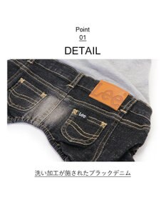 PET PARADISE Lee キャミソール ブラック デニム  パンツつなぎ 【小型犬】