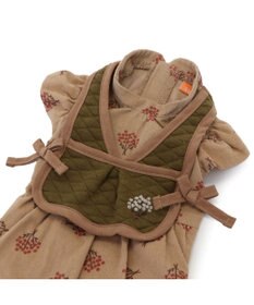 PET PARADISE ペットパラダイス キルトベスト付きワンピース 《ブラウン》 超小型犬 小型犬