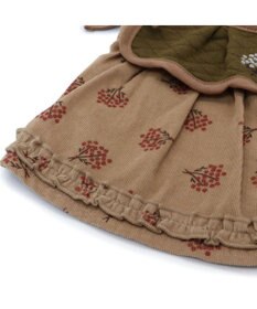 PET PARADISE ペットパラダイス キルトベスト付きワンピース 《ブラウン》 超小型犬 小型犬