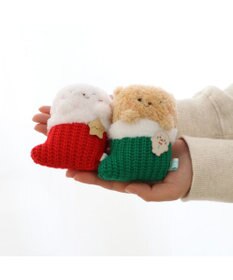 Mother garden しろたん クリスマス靴下キーホルダー 《らむね》 単品