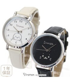 Mother garden しろたん 合皮 腕時計 《ホワイト/ブラック》