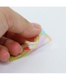 Mother garden しろたん どこでも一緒しろたんステッカー 2枚セット 5×7cm 《ごきげん海/週きゅ～7日》