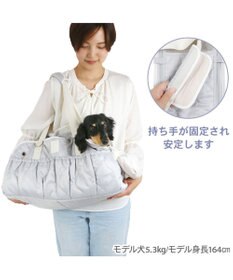 PET PARADISE ペットパラダイス キルティング キャリーバッグ 《グレー》 ロング