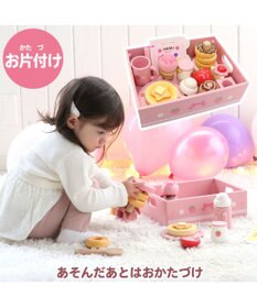 Mother garden 【ギフト巾着セット商品】 1.5歳からの木のおもちゃ ファースト スウィートカフェリボン