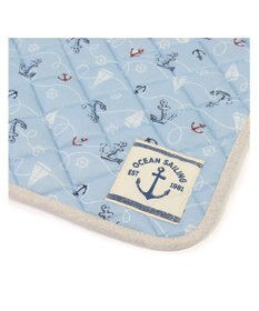 PET PARADISE ペットパラダイス クール マット 《マリン柄》 48×40cm