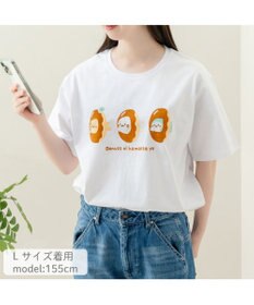 Mother garden しろたん Ｔシャツ 半袖  《 ドーナツハマったよ》 ユニセックス