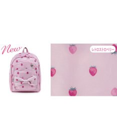 Mother garden マザーガーデン 野いちご 子供用 リュックサック 【Lサイズ】《レトロストロベリー柄》