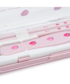 Mother garden マザーガーデン 野いちご コンビセット お箸＆スプーン 《レトロストロベリー柄》