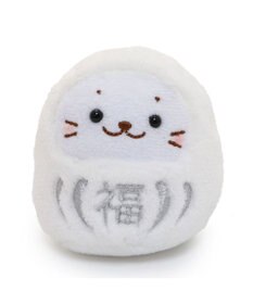 Mother garden しろたん だるま マスコット 《福白だるま》 8cm 単品