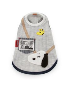 PET PARADISE スヌーピー ポーチ タンクトップ 《グレー》【中型犬】
