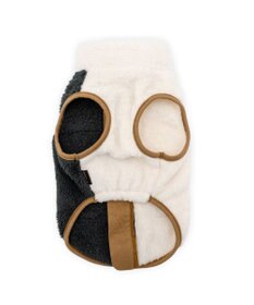 PET PARADISE ペットパラダイス 切替え 背開き ジップアップ ベスト 《ブラック》 中型犬 大型犬