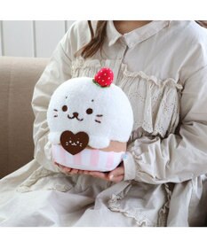 Mother garden しろたん カップケーキ マスコット 20cm お座りぬいぐるみ