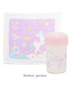 Mother garden マザーガーデン ユニコーン お絞り＆ケース 《ファンシー柄》