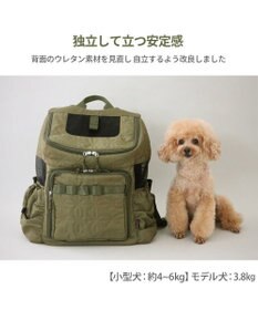 PET PARADISE ペットパラダイス  ハグ&リュック  《キルト ギャザー》 M 小型犬 約4~6kg