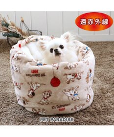 ディズニー 101匹わんちゃん 筒形寝袋 遠赤外線 《風船柄》 35cm