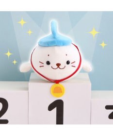 Mother garden しろたん カーリングマスコット 青色 22cm小さい ぬいぐるみ マスコット カーリング あざらし アザラシ かわいい キャラクター プレゼント ギフト マザーガーデン