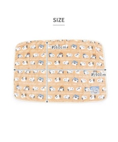 PET PARADISE スヌーピー ブランケット 《ブラザー柄》 90×60cm